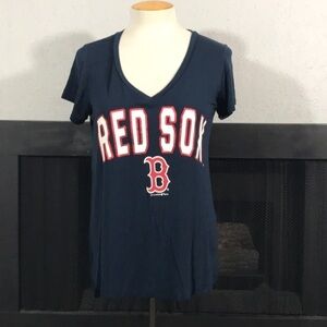 MLB Boston‎ Red Sox V-Neck T-shirt size S